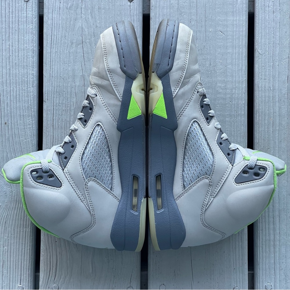 Air Jordan 5 Retro Green Bean 2022 Men’s Athletic Sneakers Size 10 DM9014-003 - Picture 4 of 11